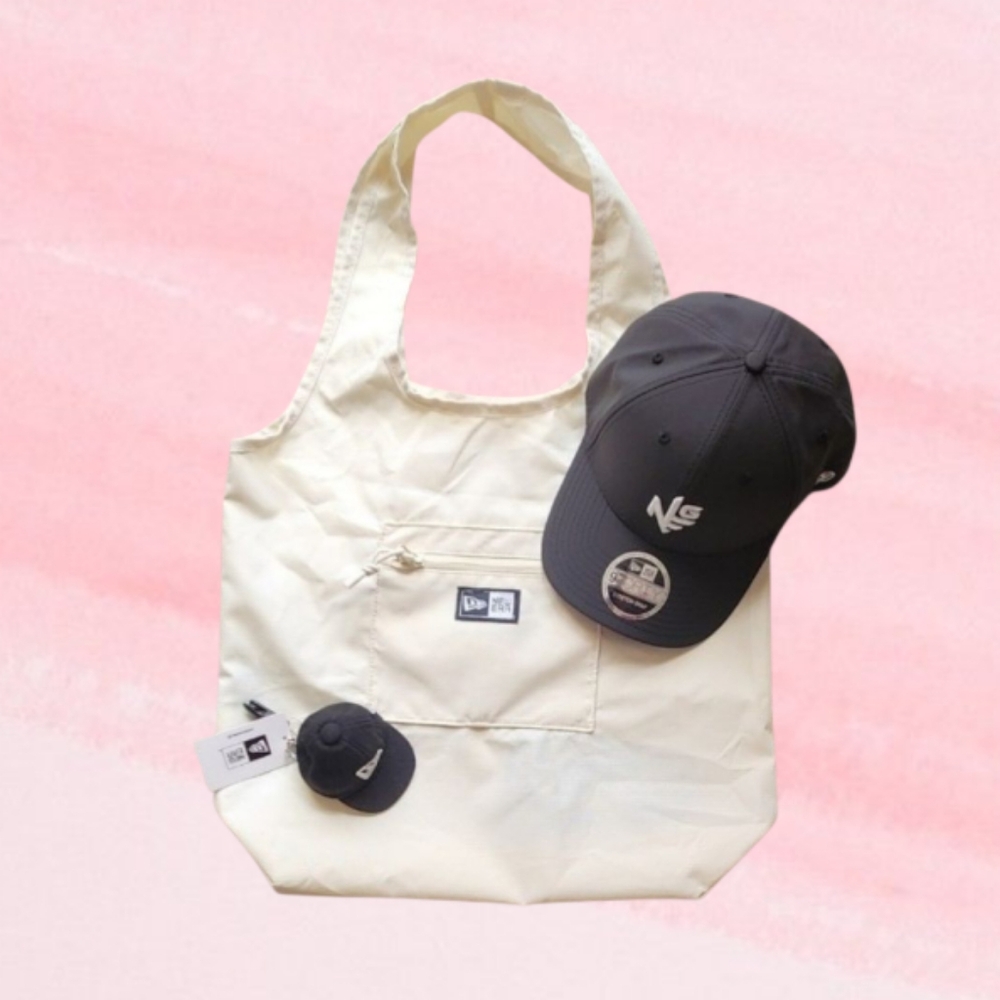 New Era Eco Tote Bag, Golf Hat and Putter Cover Holder Set